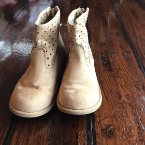 Tan toddler boots size 11